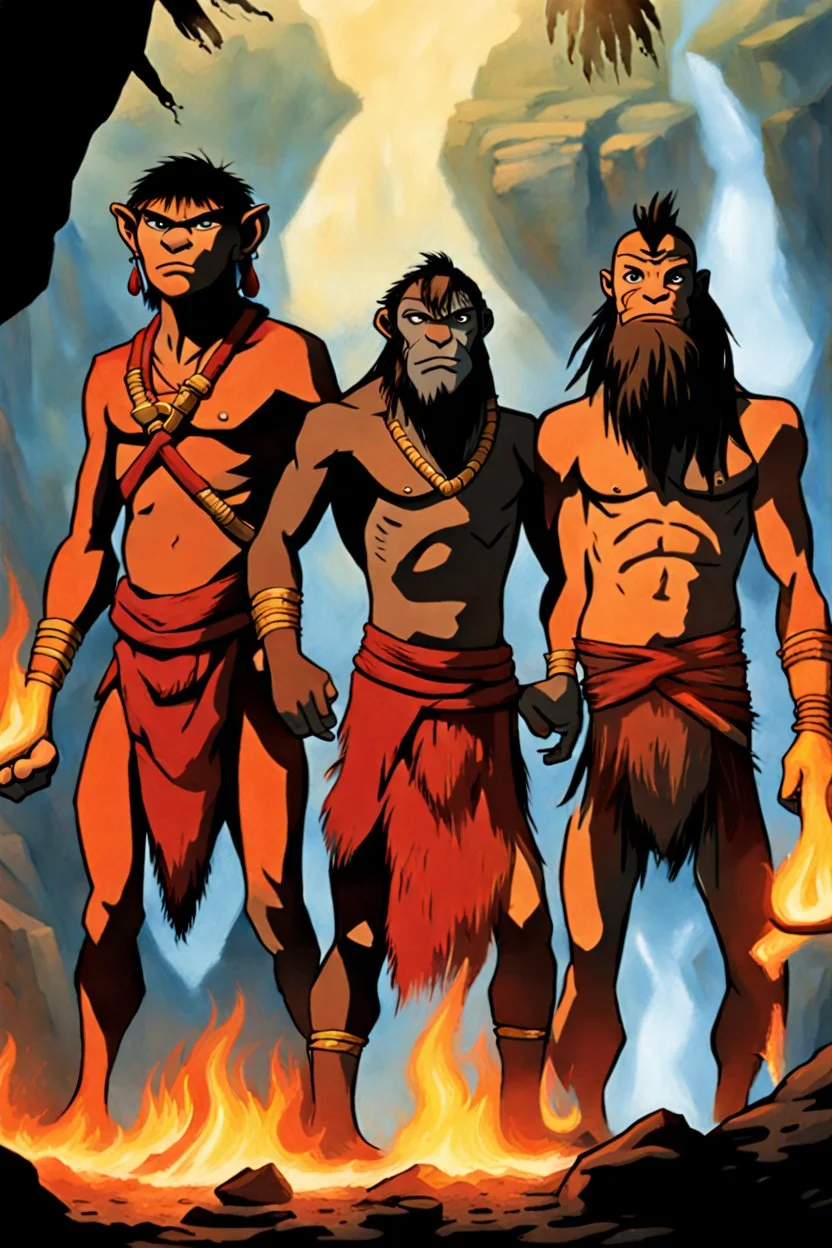 Avatar: The First Firebender, Caveman, Homo Erectus, ancient, discovery of fire