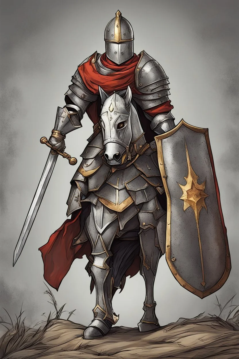 The valiant knight, known for your bravery and strength. You would be dressed in shining armor, with a majestic cape flowing behind you. Your crown would be a bold and imposing helmet, symbolizing your position as a defender of the kingdom.