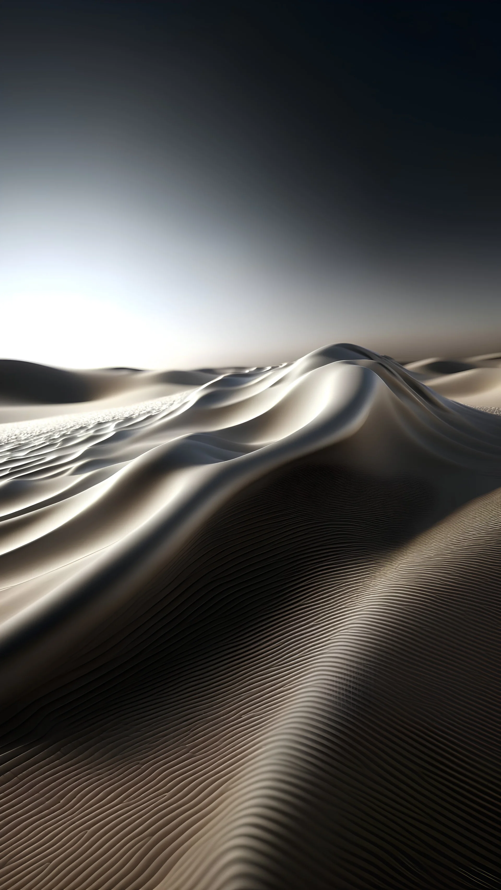 A silver sand wave, with little sparkles. Maximum resolution. Similar to desert sand.