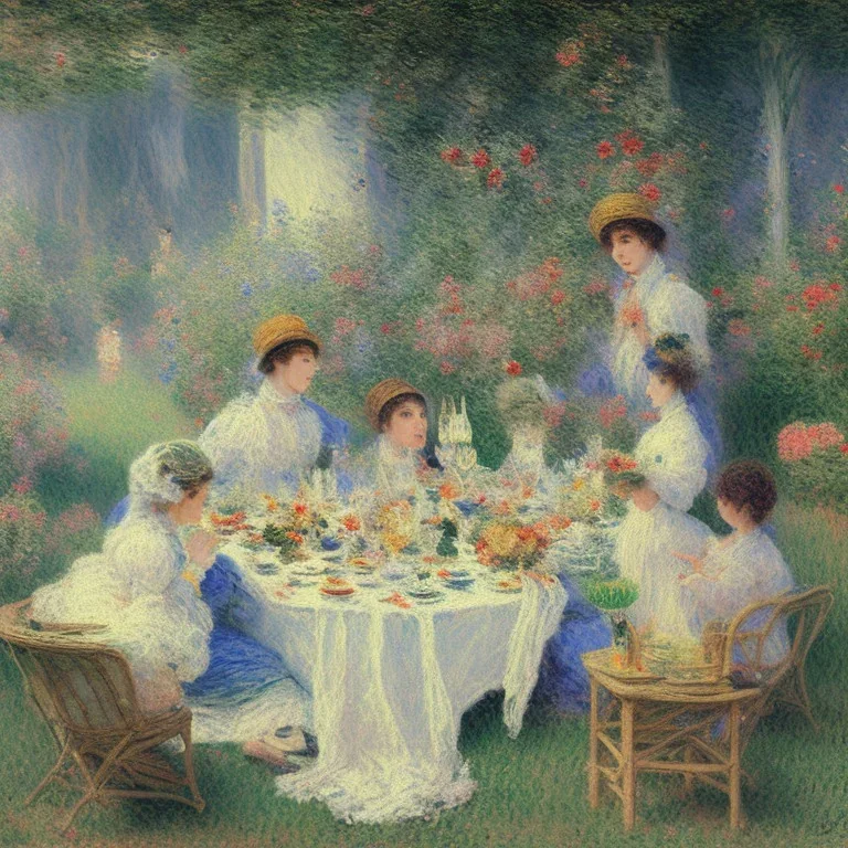 "The Brunch Club" by Monet.