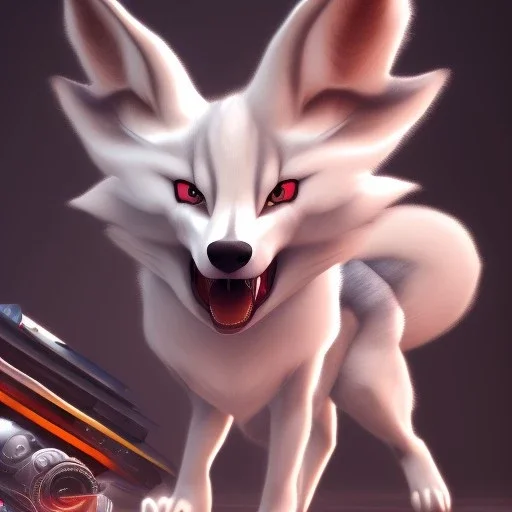 Lycanroc, 8K, dramatic lighting, masterpiece, expert, sharp focus