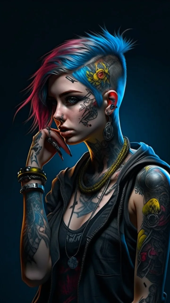 5,386 Punk Tattoo Stock Photos, High-Res Pictures, and Images - Getty Images