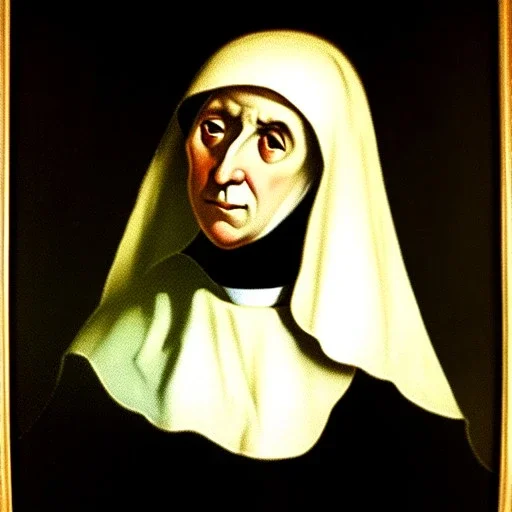 portrait of a Nun Francisco de Goya Style