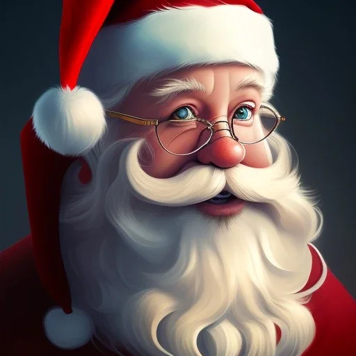 Portrait of cute santa cat, perfect composition, hyperrealistic, super detailed, 8k, high quality, trending art, trending on artstation, sharp focus, studio photo, intricate details, highly detailed, by greg rutkowski