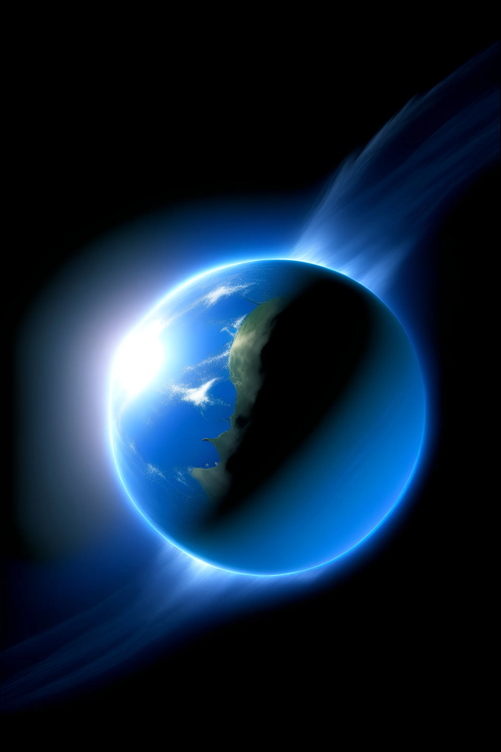 Ozone becomes a hole and radiates radiation to the earth