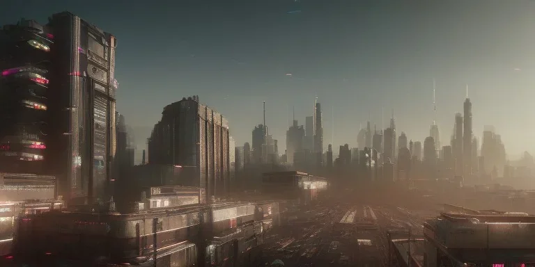 cyberpunk city