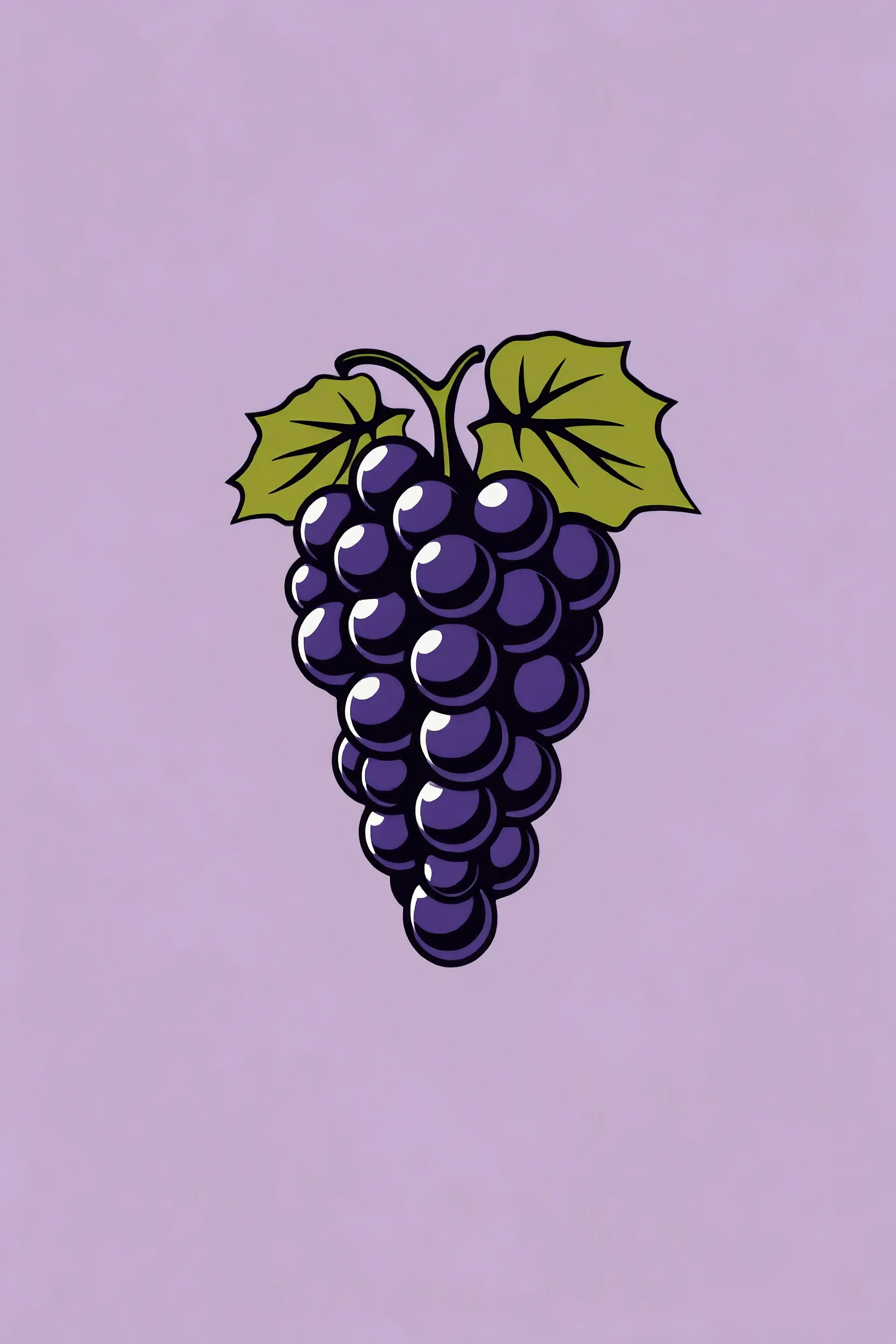 luxury classy grape vector icon logo