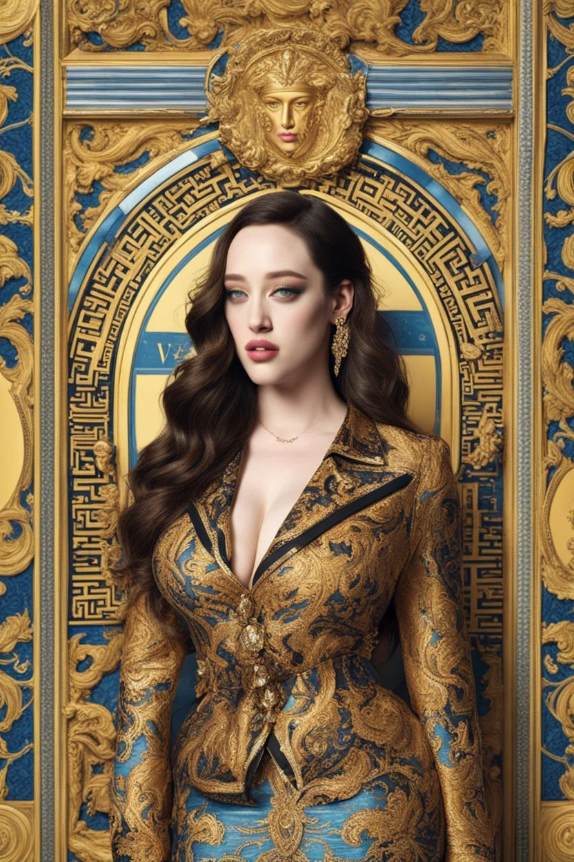 Kat Dennings face of Versace