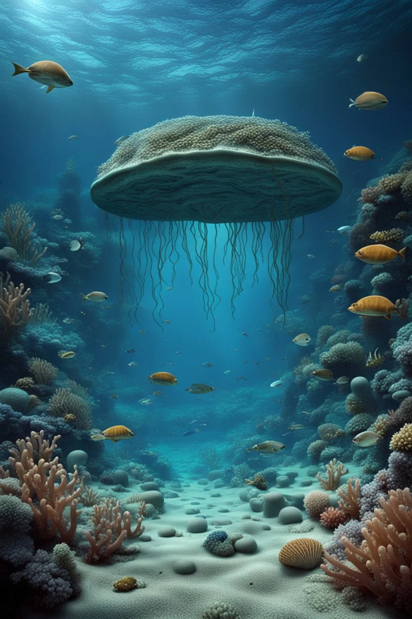 The sea bed a million years in the future