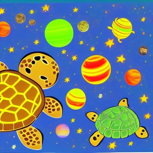 The Turtle and the Eight Planets