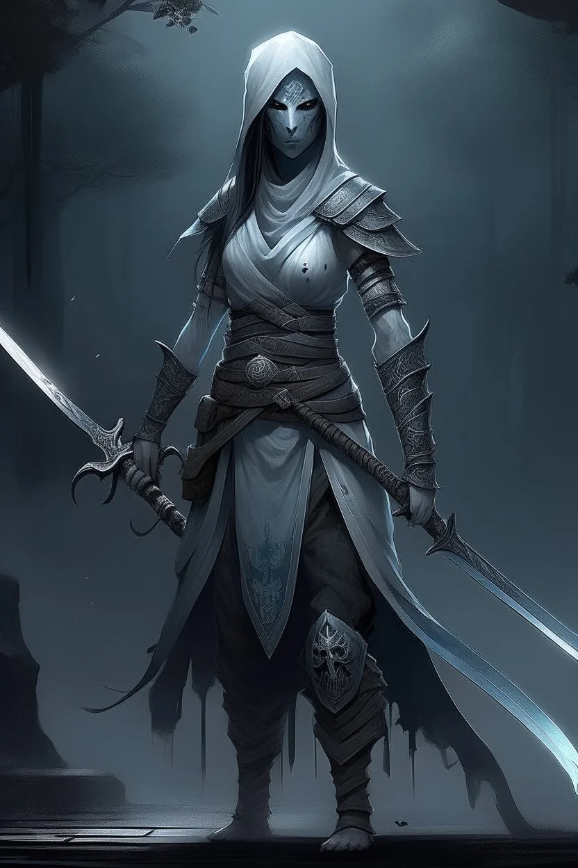 female ghost warrior