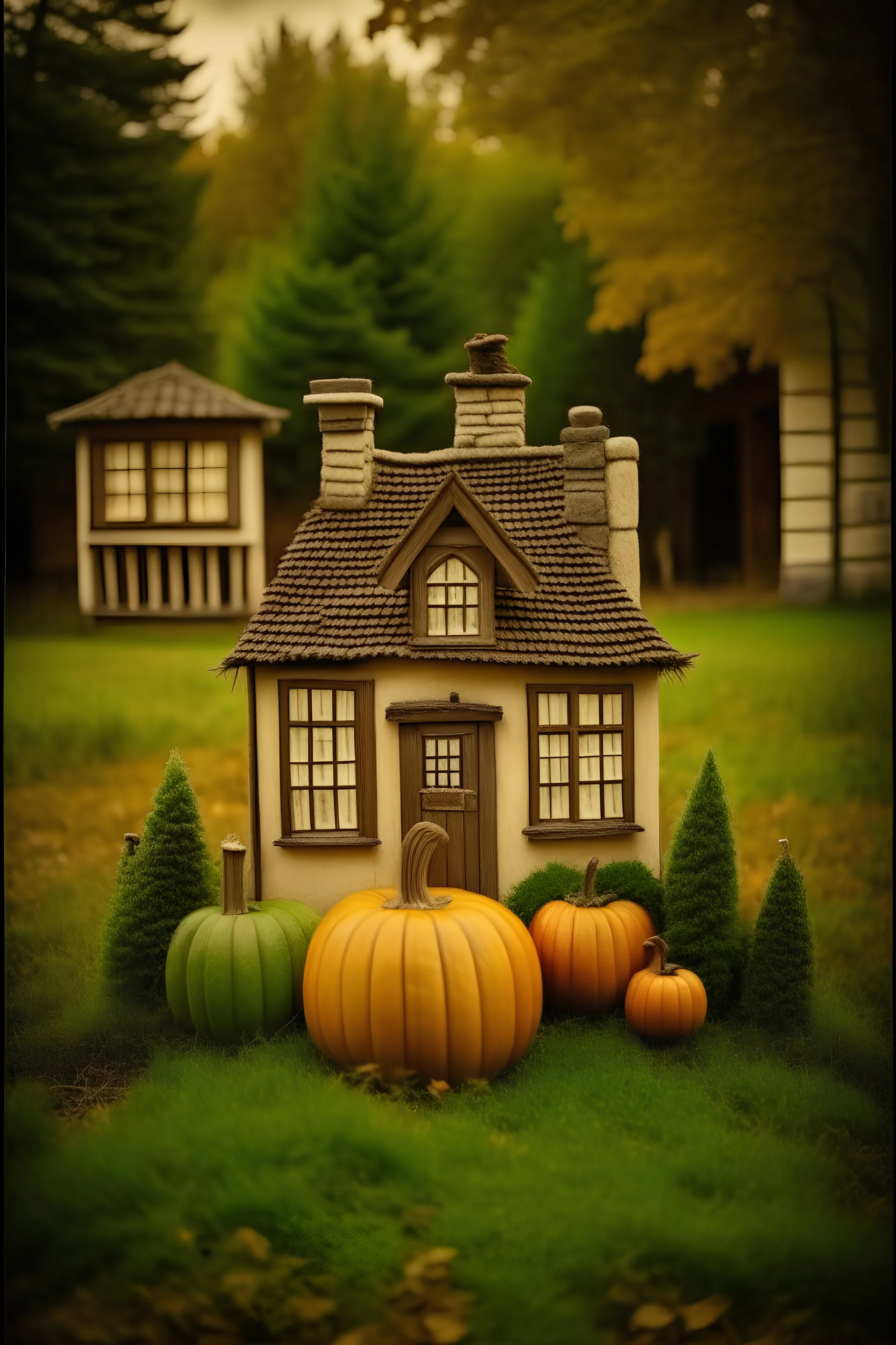 witch, pumpkin, Harry Potter, cottage, earthy