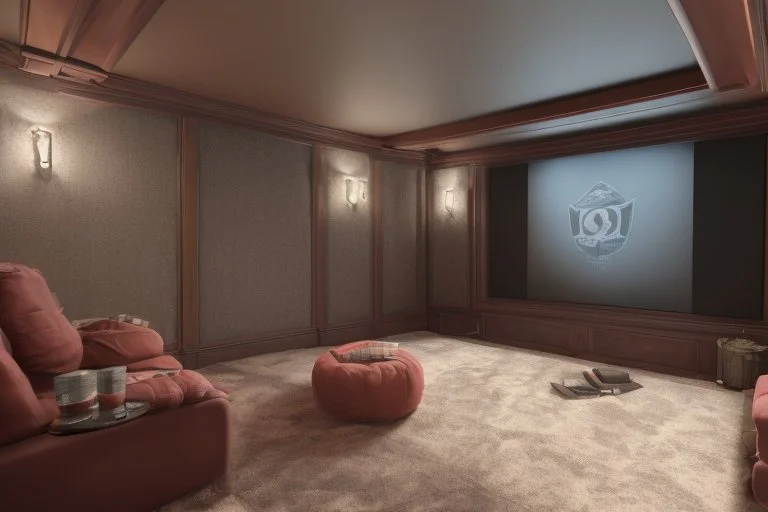 a dedicated home cinema room