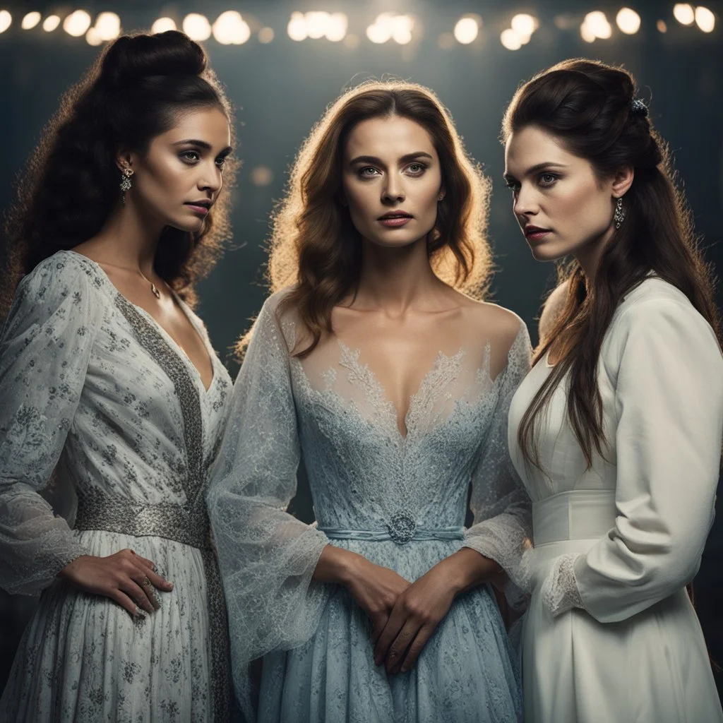 [american gods] three 3 Zorya sisters: Zorya Vechernyaya, Utrennyaya, Polunochnaya (dark magic, danger, stress)