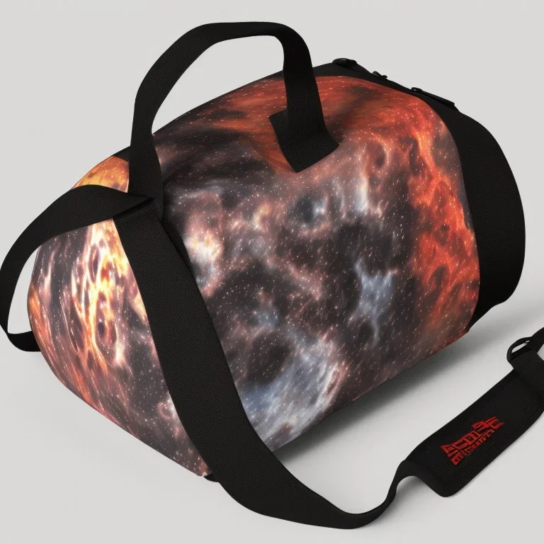 Sports bag with space for pizza slice