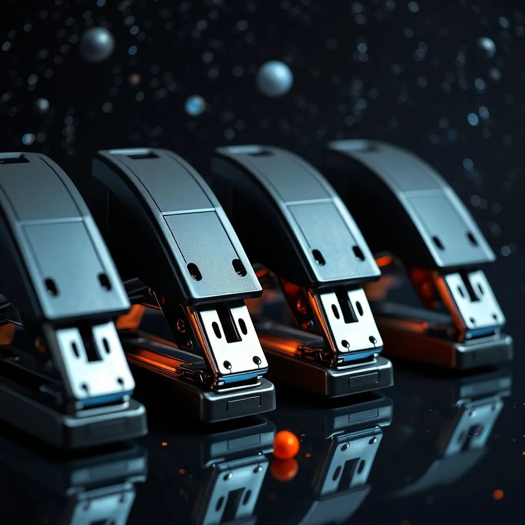 Staplers with ports in outer space