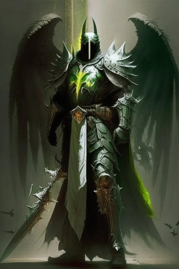 crusader holy light olive green dark medieval knight paladin crusades diablo demon slayer dark ages templar devil versus angel