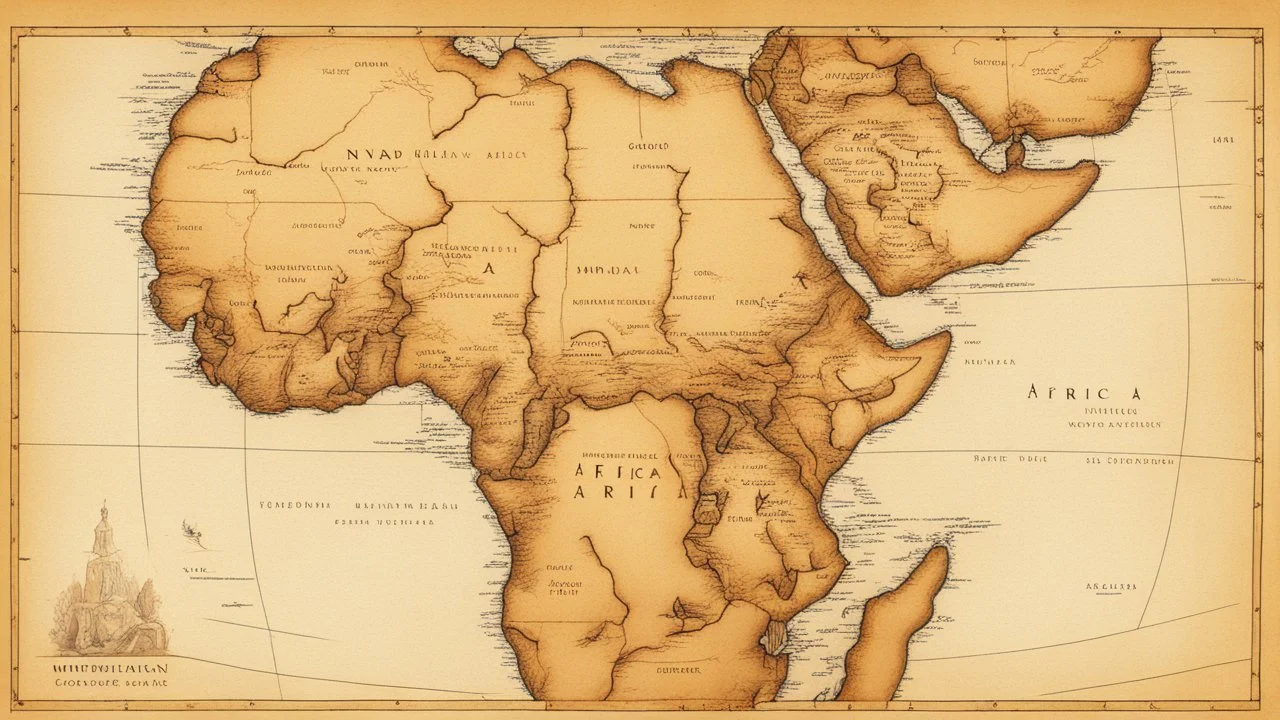 continent of Africa, with the Numidian style