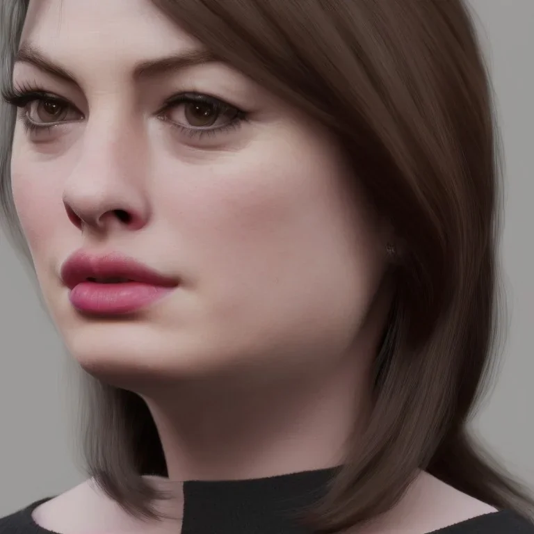 Anne Hathaway, highly realistic, highly detailed, 8k