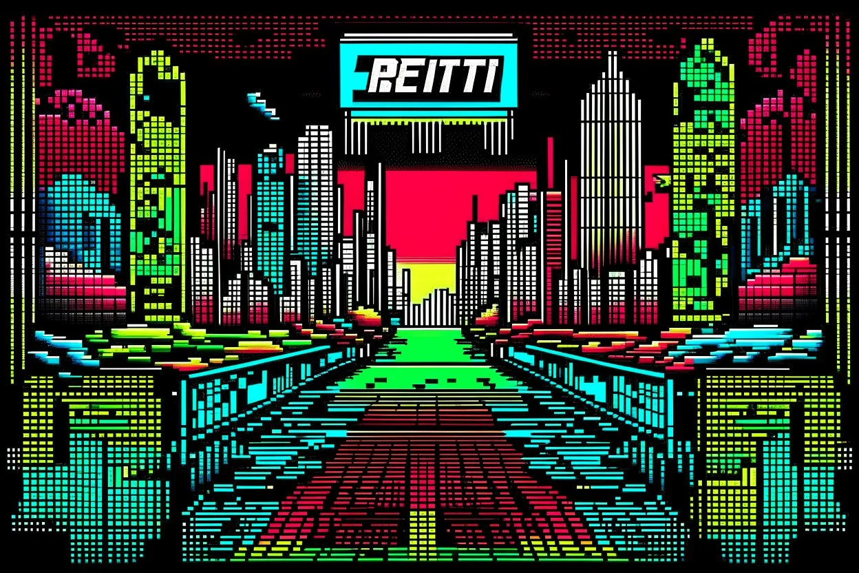 ALBUM COVER - 8BIT DETROIT RAVE ELECTRONC MUSIC UNDERGROUND SOUND