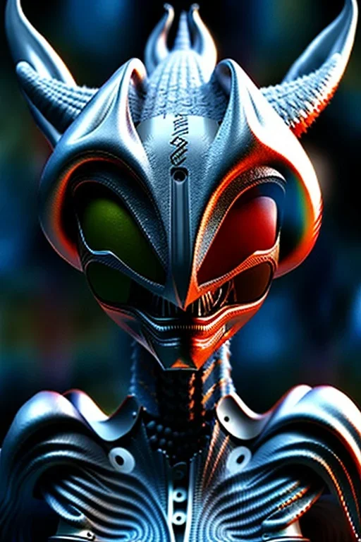 alien, devil, 8k, finely detailed, photo realistic.