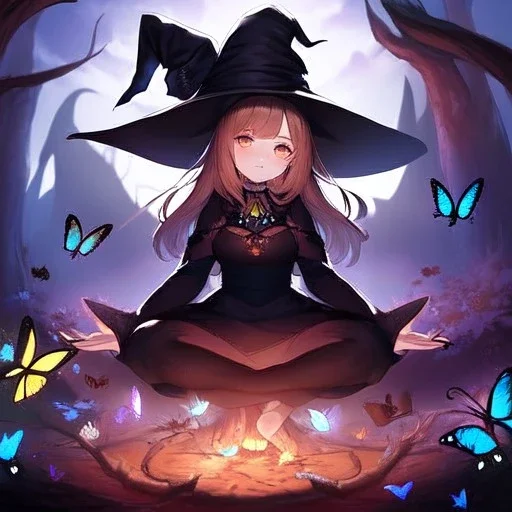  weird positions, witch, Butterflies everywhere,