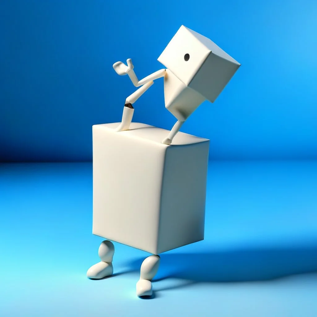 milk carton playing soccer