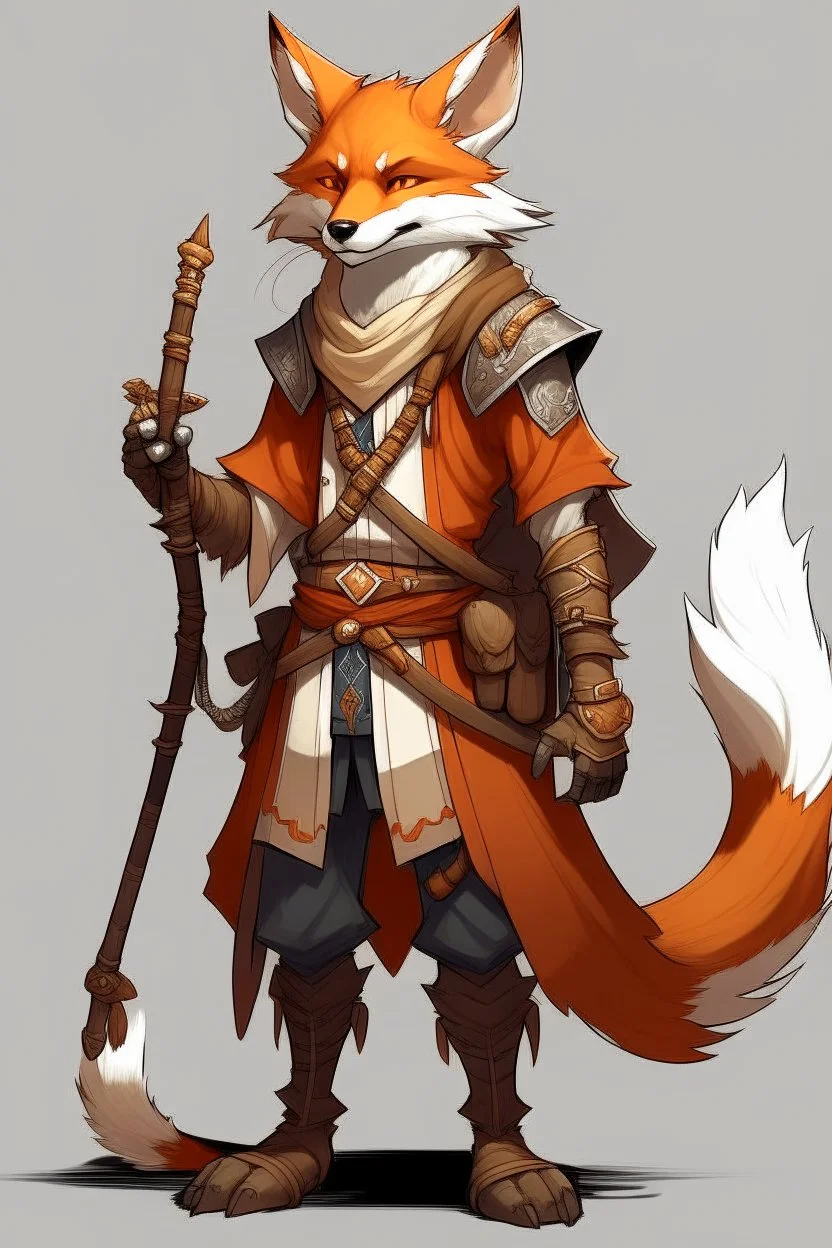 fox of nine tails humanoid cleric barbarian dnd