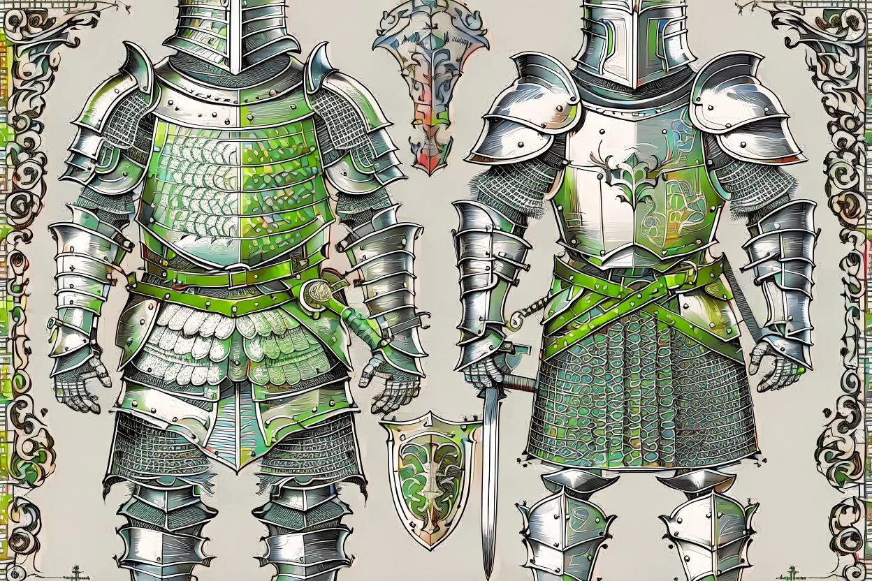 england medieval battle armour clothing design pattern