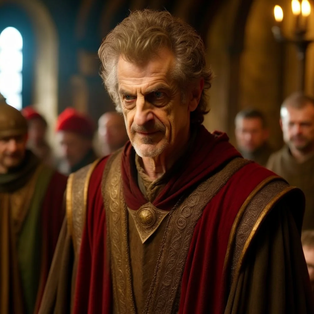 Doctor Who played by Peter Capaldi if he was in the medieval age