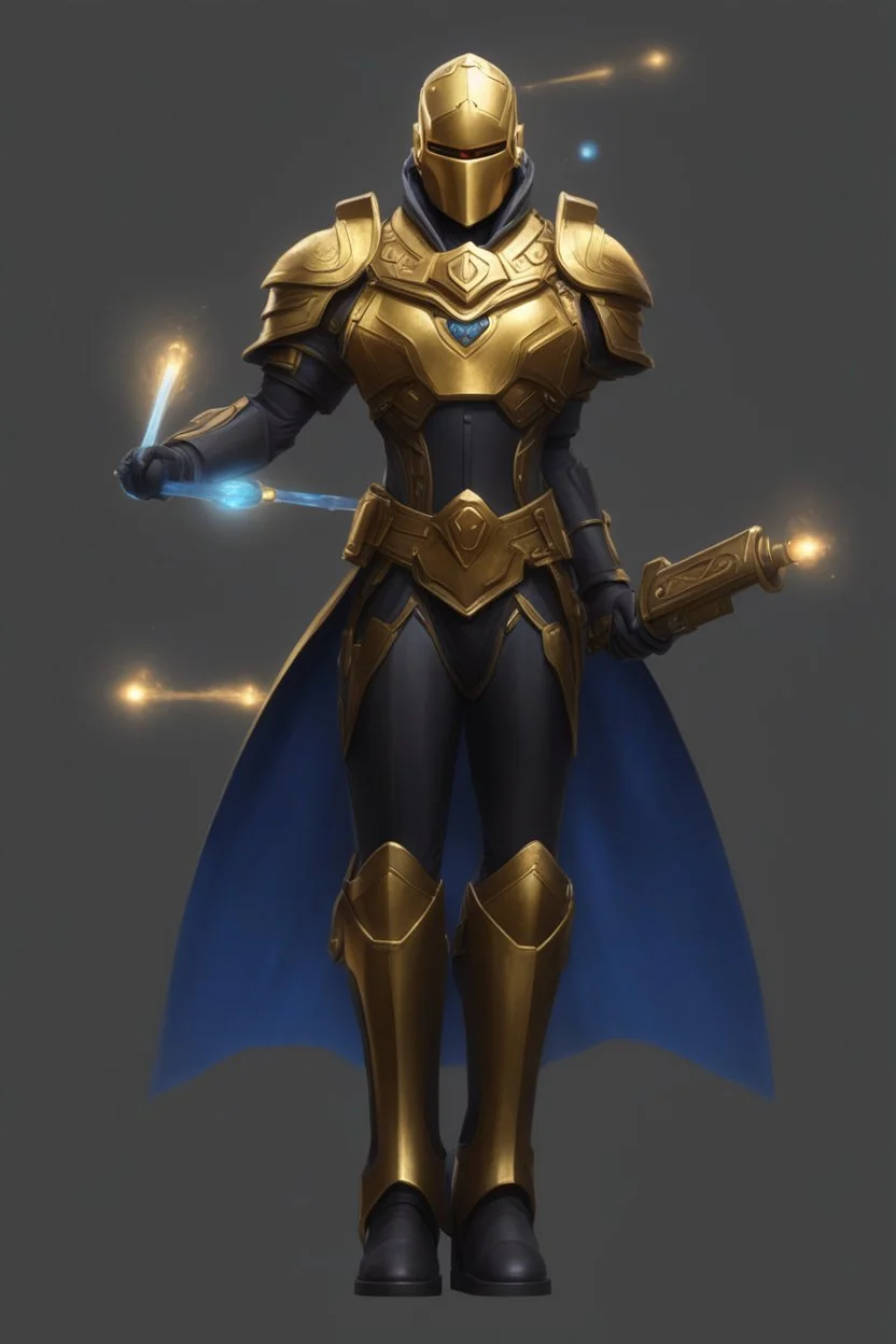 Golden Warforged, Heavenly Angel, Sorcerer Supreme, Dark Cloak, Mechanus, Humanoid.