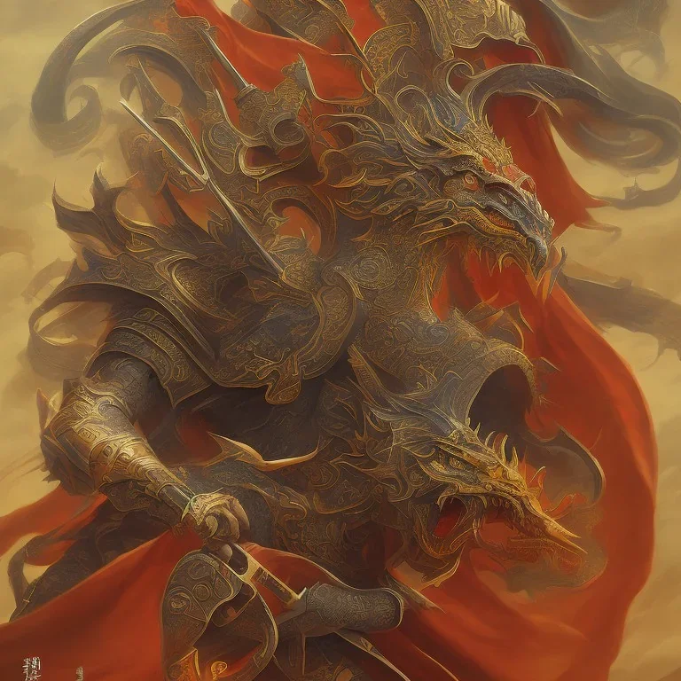 Li Qiye, emperor domination, with sword, dragon, black