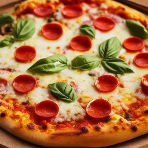 Realistic italian Pizza