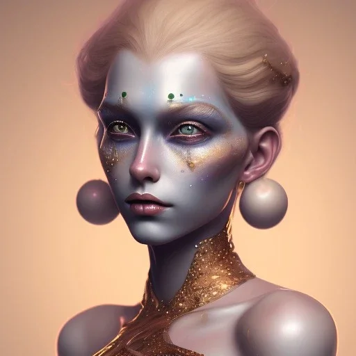 Ultra detailed very beautiful clown girl,beautiful real skin, symmetrical, detaied curl hair, soft lighting, ultra detailed face, concept art, digital painting, looking into camera, octane render, art by artstation