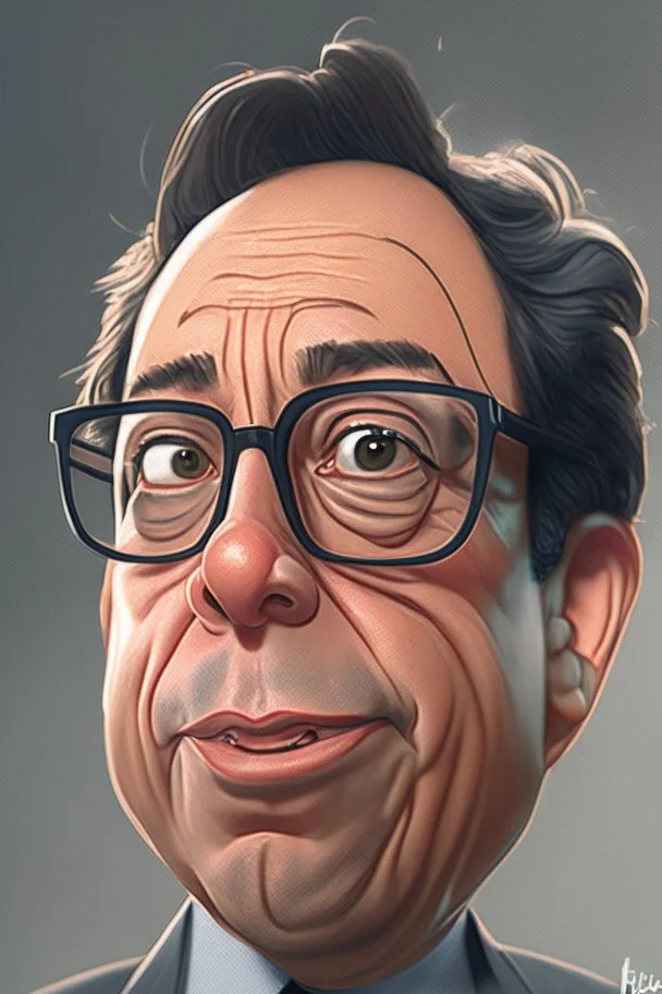 Caricatura de Gustavo Petro, hiper realista,8k