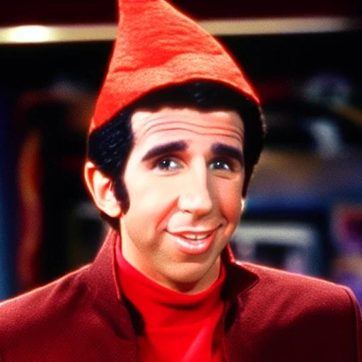 Arthur fonzarelli, elf hat, fonz, older, fonzie, fonzie