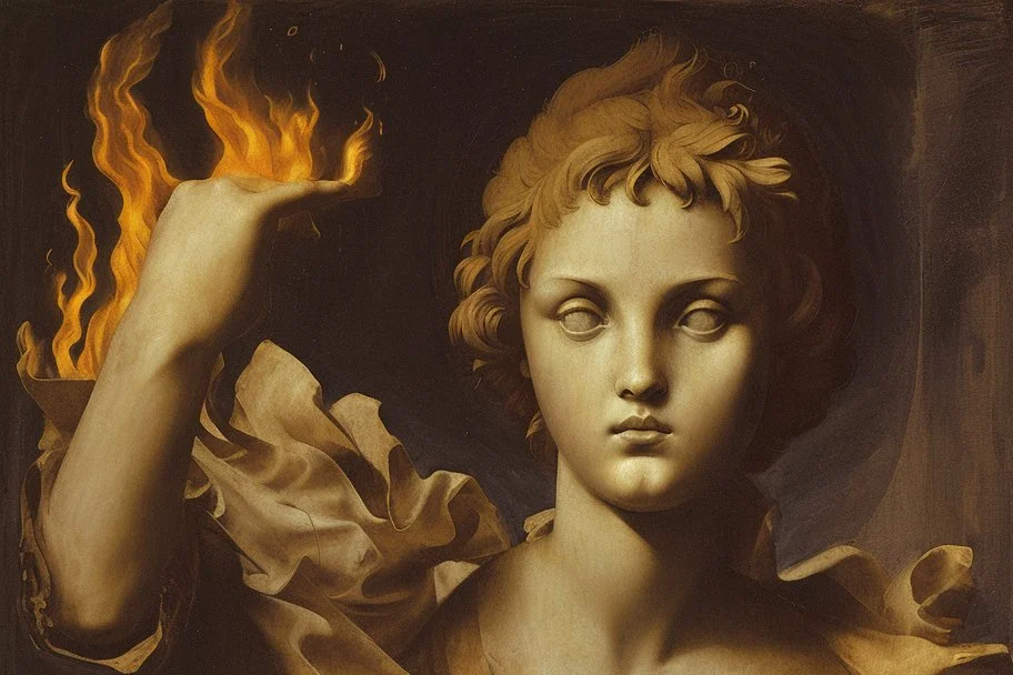 fire by andrea del sarto