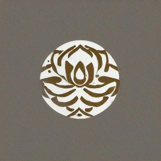 Lotus tea logo , oriental