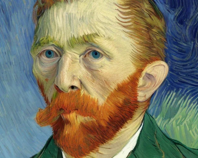 Portrait of a dick by Van Gogh