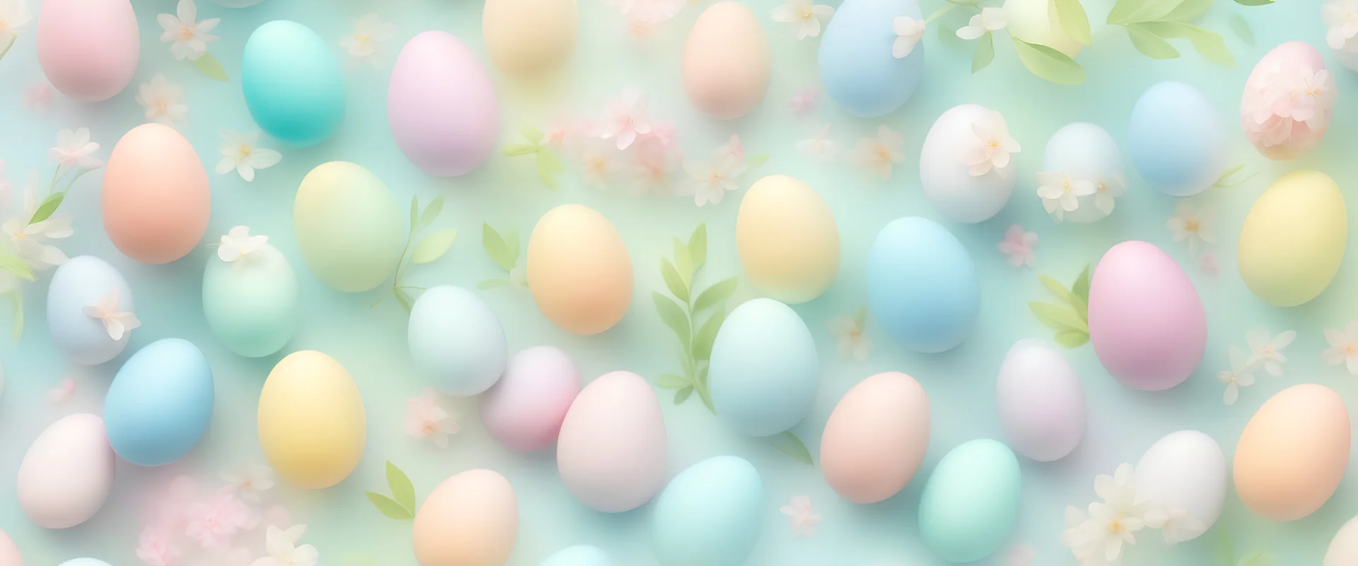 Pastel Easter blur spring background pattern design.