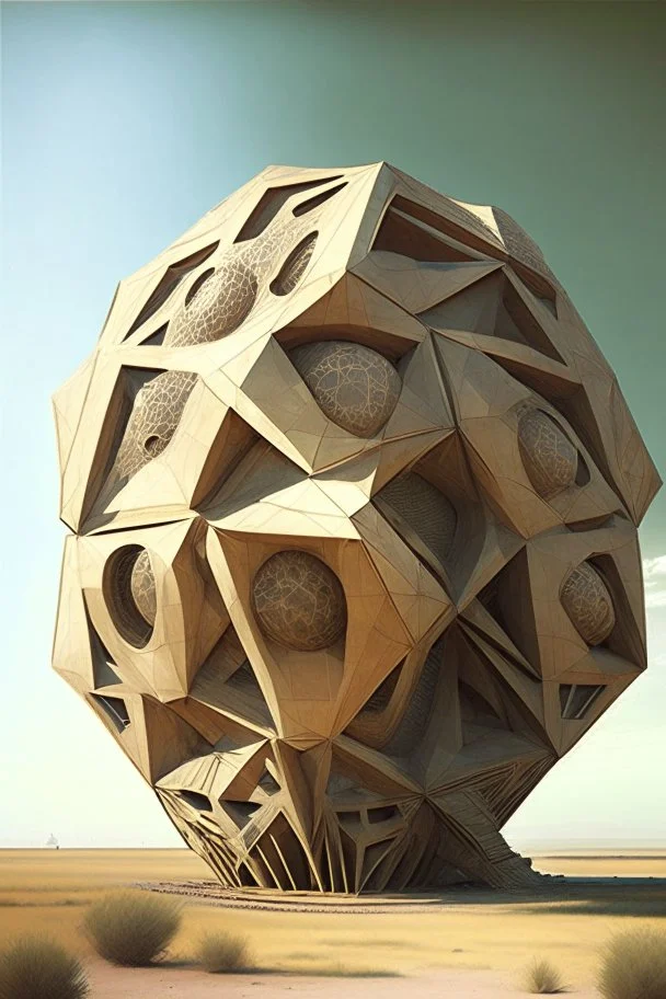 non-euclidian geometry giant organic building