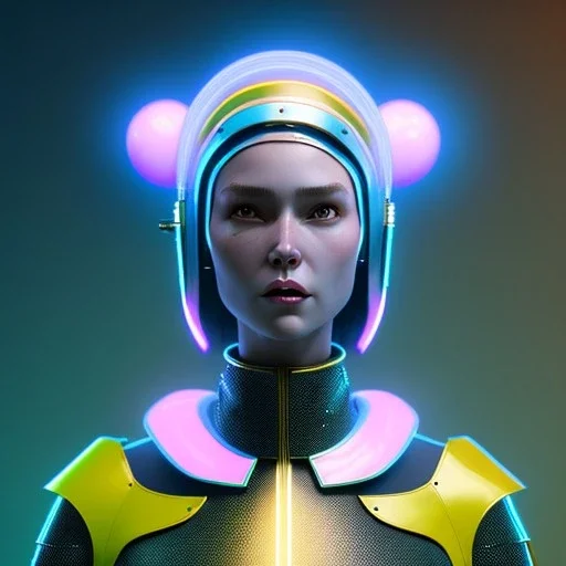 woman, rounded face, round helmet, retro futuristic, latex coat, vibrant color, highly detailed, art stations, concept art, smooth, unreal engine 5, god rays, ray tracing, RTX, lumen lighting, ultra detail, volumetric lighting, 3d, finely drawn, high definition, high resolution.