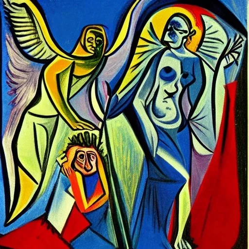 Angels and demons by Picasso