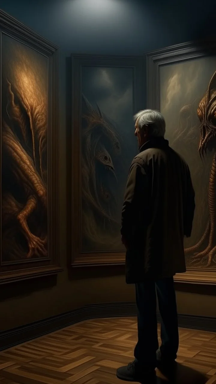 Bosch nightmares paining style Title:the giant lized, 8k artistic photography, photorealistic concept art, soft natural volumetric cinematic perfect light, chiaroscuro, award-winning photograph, masterpiece, oil on canvas, Raphael, Caravaggio’s, Greg Rutkowski, people, beksinski, Giger