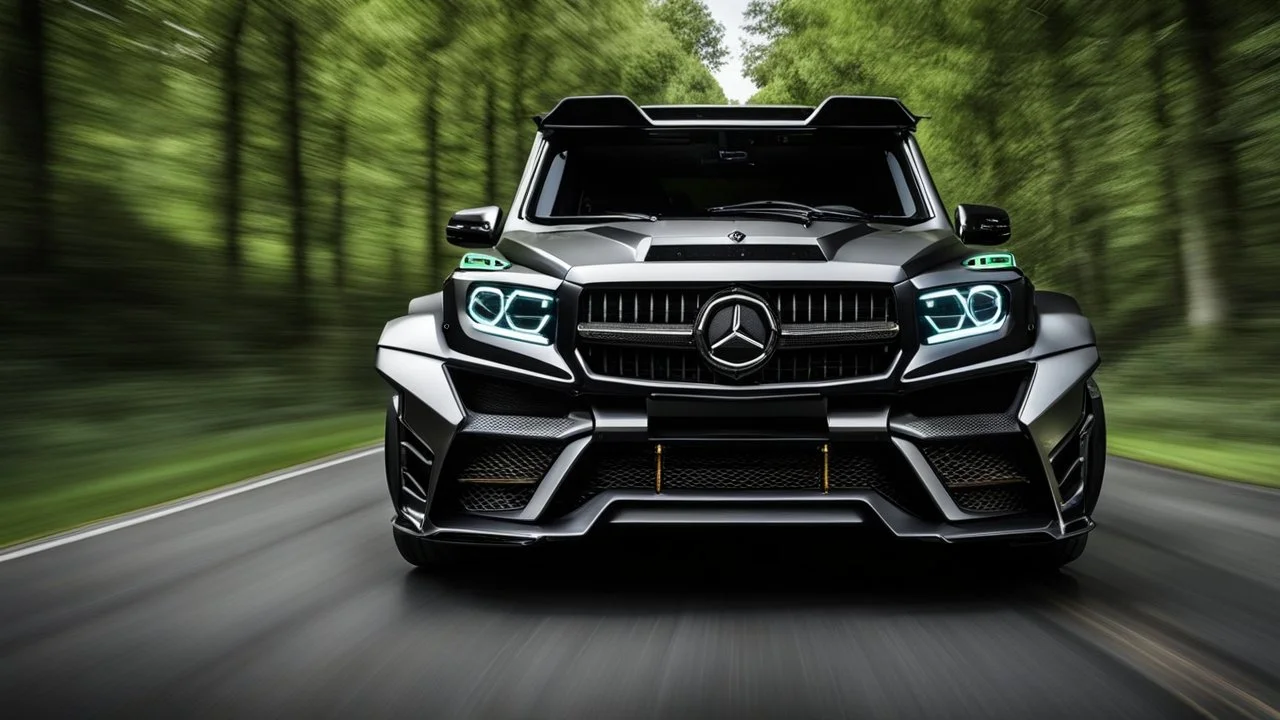 G-Class MANSORY Fused with Lamborghini Veneno, Super Detailed, desktop wallpaper, 4K