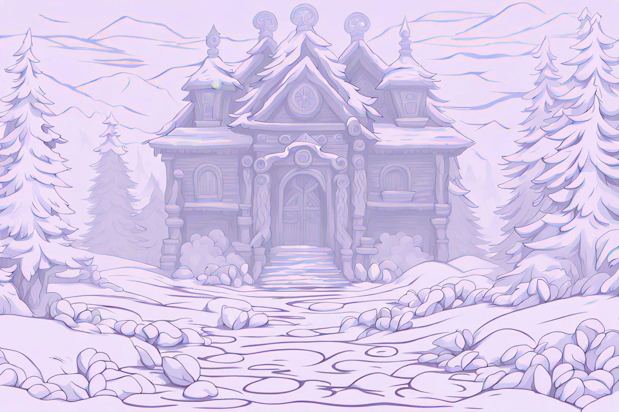 background for game inspired slavic mythology