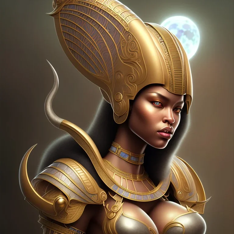 sango fantasy, fantasy magic, intricate, sharp focus, illustration, highly detailed, digital painting, concept art, matte, art germ and Boris Vallejo and kehinde wiley, masterpiece Egyptian African model sexy boobs silver pretty lips snow moon background