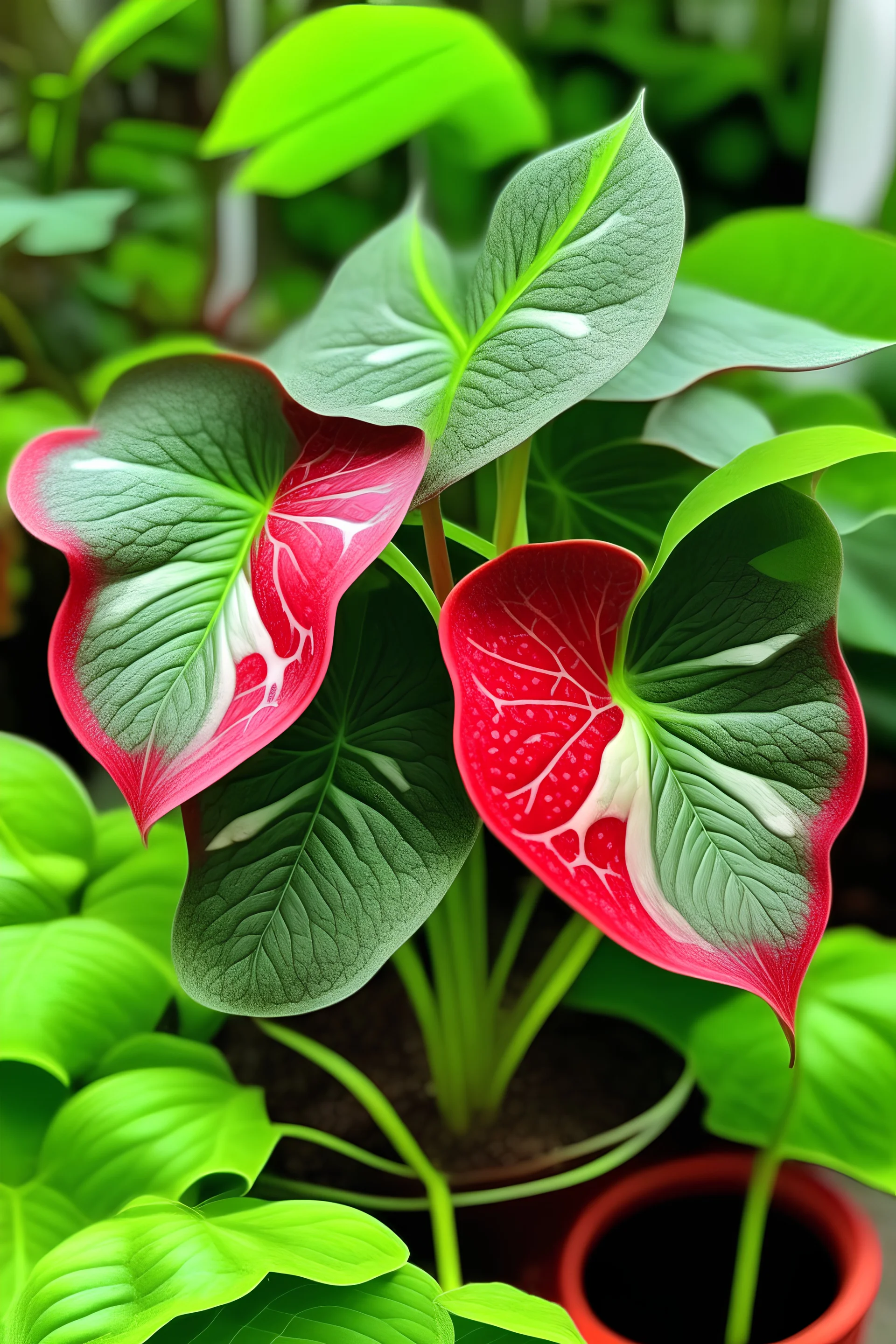 Caladium The tropical