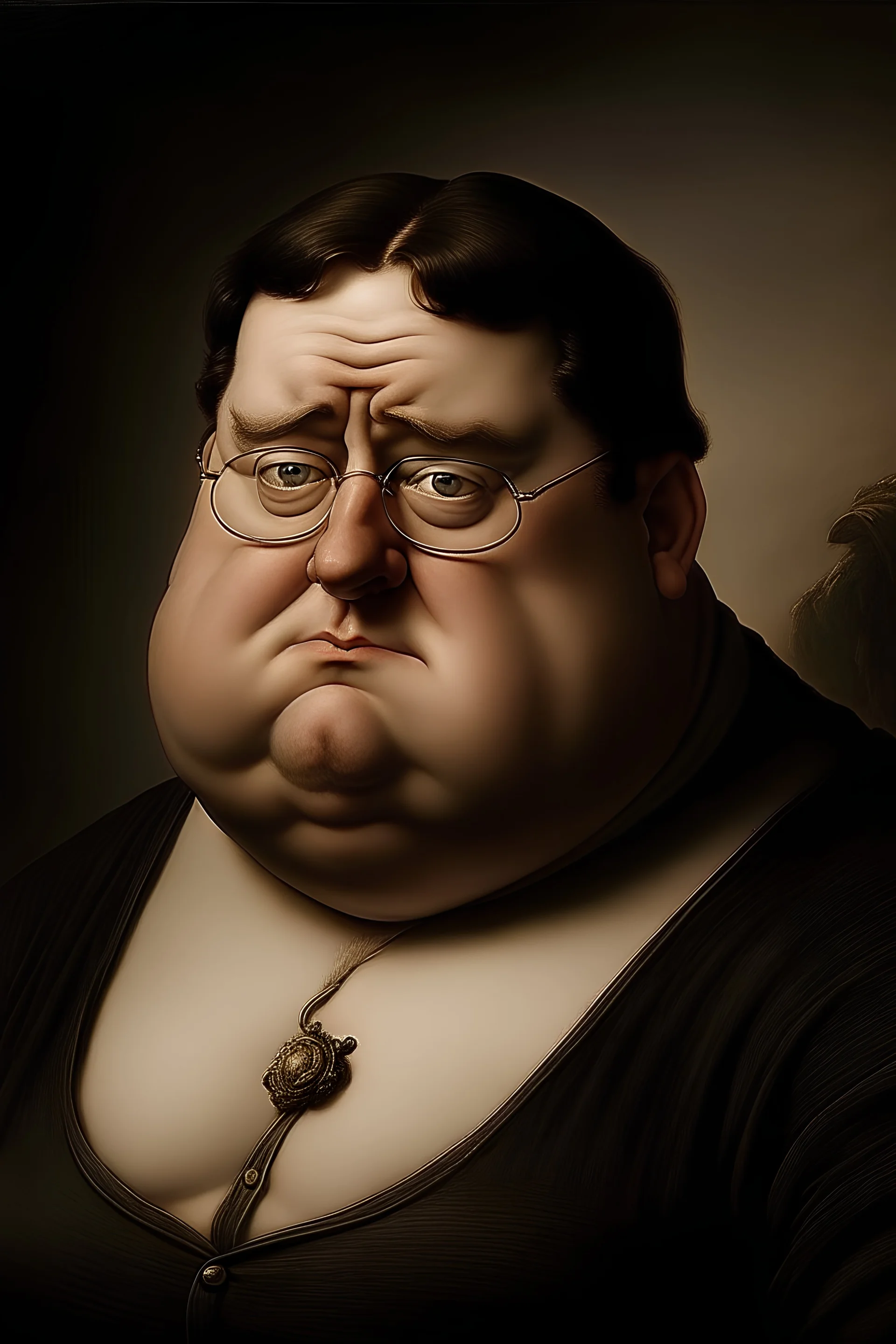 portrait of peter griffin by da vinci