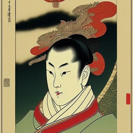 Ukiyo-e japanese art , logo